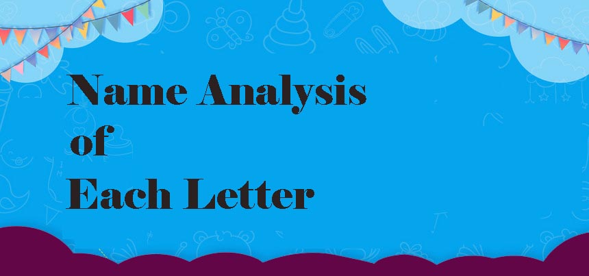 Dharabhuja Name Analysis of Each Letter