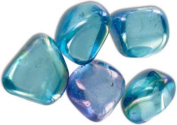 Aqua Aura Quartz Stone