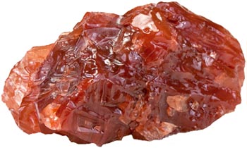 Red Calcite Mineral