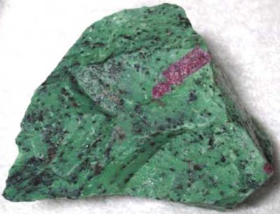 Ruby in Zoisite Mineral