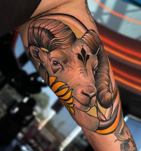 Capricorn Zodiac Tattoo