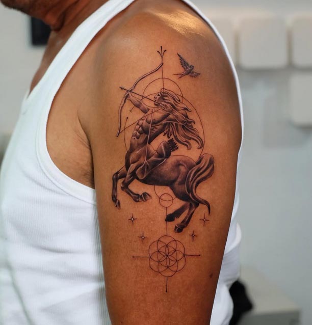 Sagittarius Zodiac Tattoo