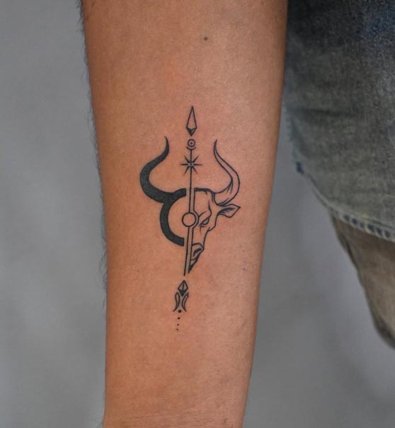 Taurus Zodiac Tattoo