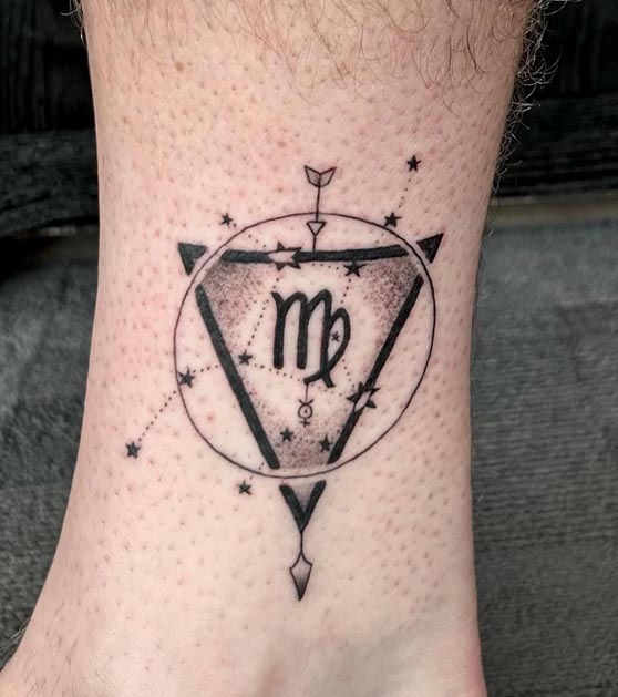 Virgo Zodiac Tattoo