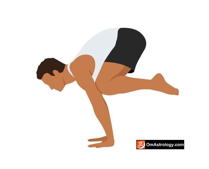 bakasana yoga pose (crane pose) meaning uses