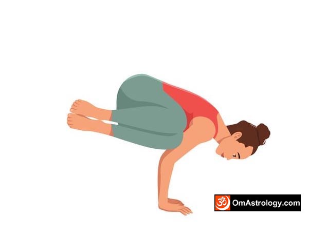 parsva bakasana yoga pose (side crane pose) meaning uses