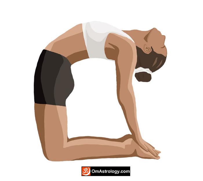 ustrasana yoga pose (camel pose) meaning uses