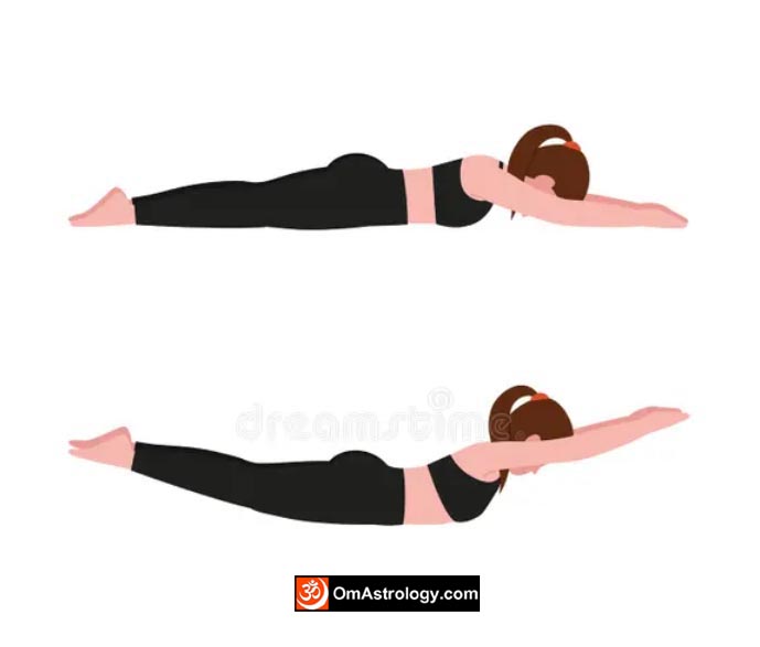 viparita shalabhasana yoga pose (superman pose) meaning uses