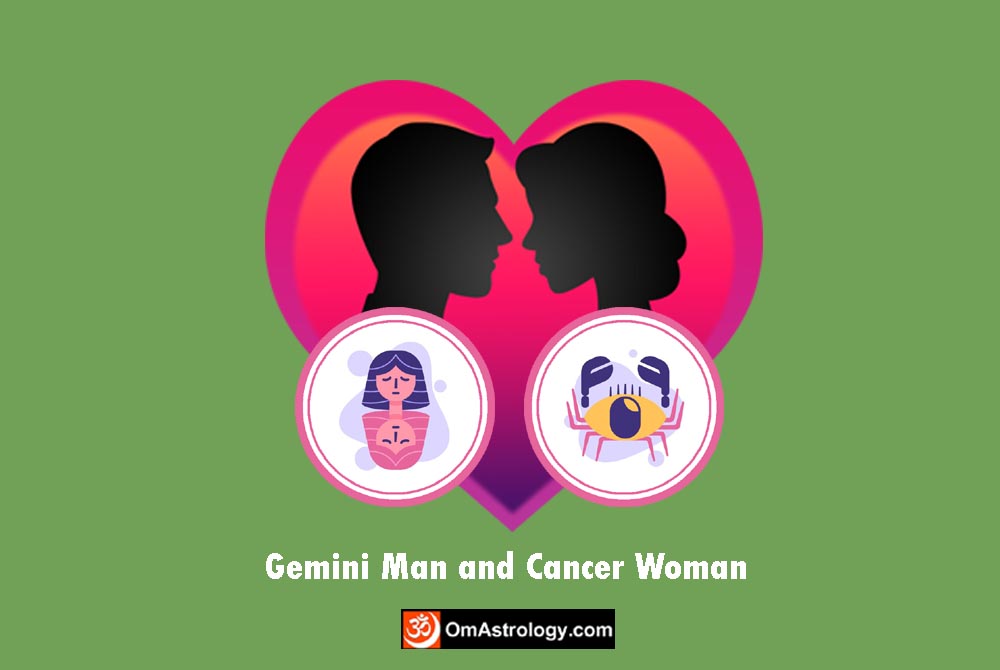 gemini man cancer woman compatibility love friendship marriage relationship