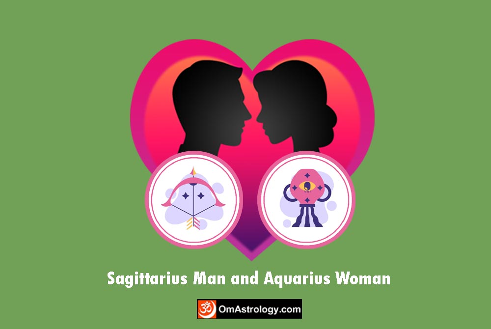 sagittarius man aquarius woman compatibility love friendship marriage relationship
