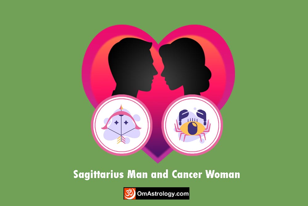 sagittarius man cancer woman compatibility love friendship marriage relationship