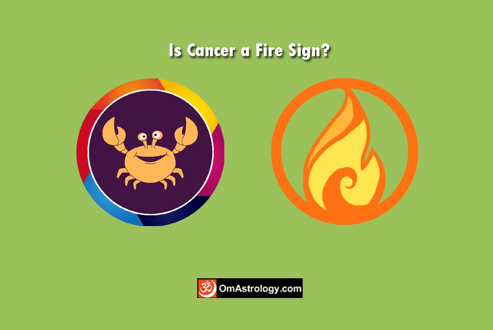 is cancer a fire sign?