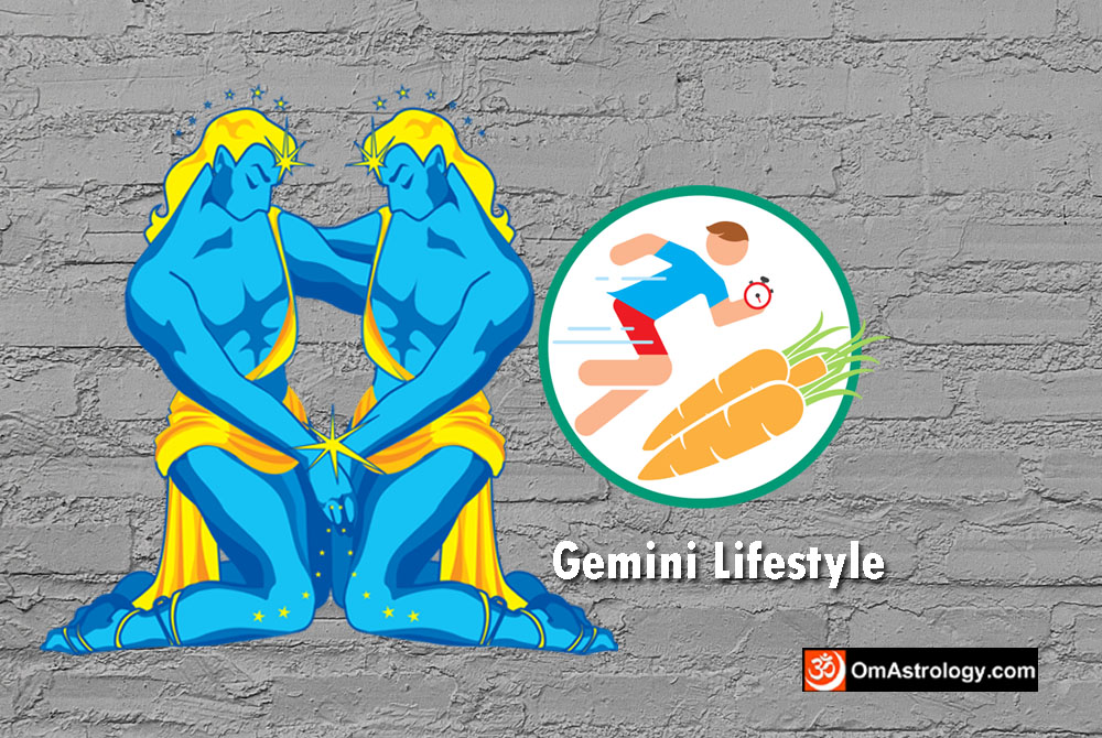 gemini lifestyle life food habits physical appearance