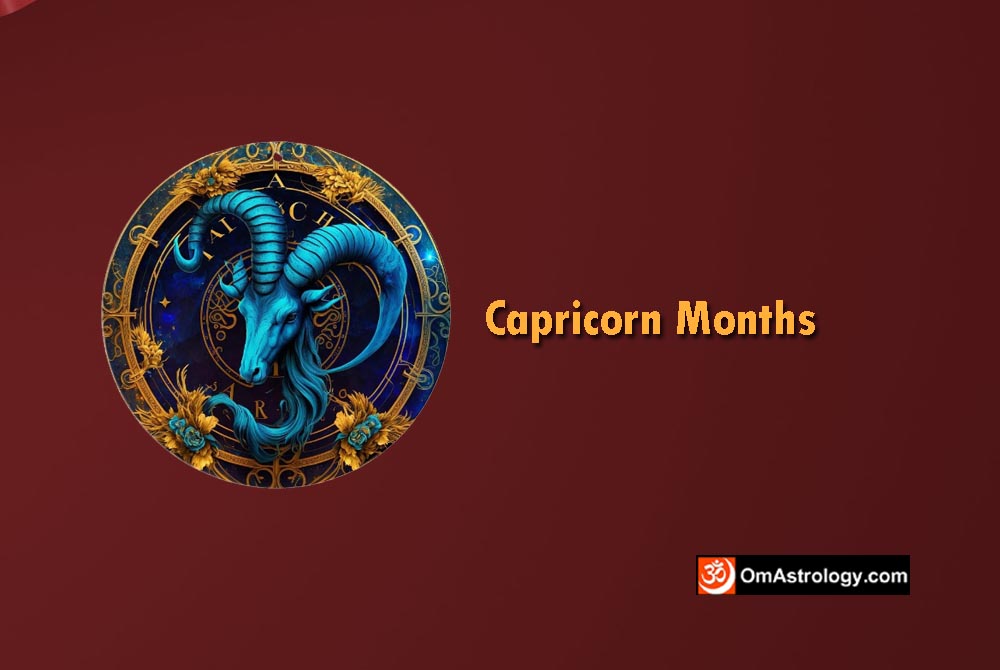 capricorn months: zodiac birthday dates personality name
