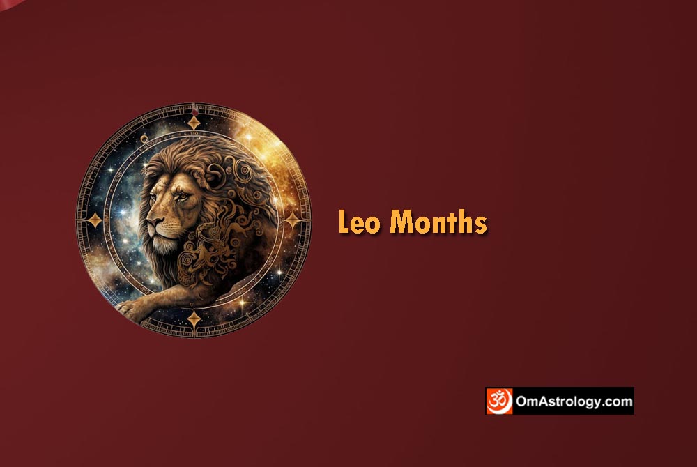 leo months: zodiac birthday dates personality name