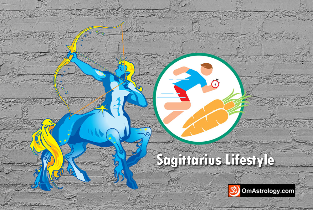 sagittarius lifestyle life food habits physical appearance